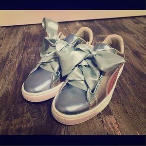 Puma Basket Heart Bauble (rainbow)